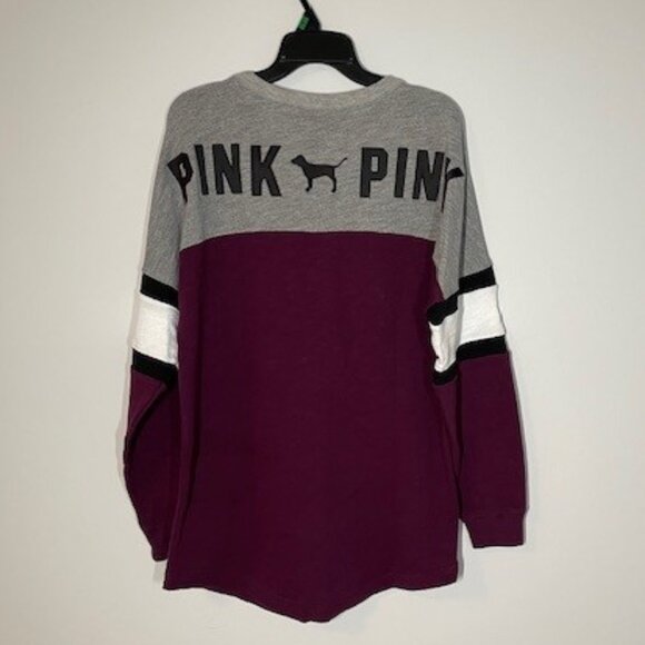 PINK Brand - Purple-Grey Jersey Top - Picture 2 of 3